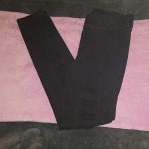 Black Jeggings Sz M